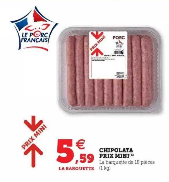 chipolata prix mini