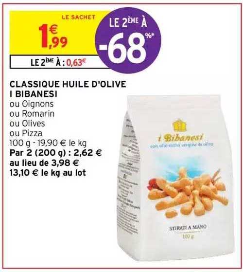 Classique Huile D'olive I Bibanesi Le 2ème à -68%