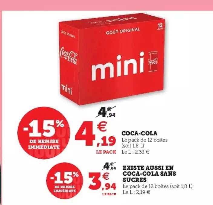 Coca-cola, Coca-cola Sans Sucres