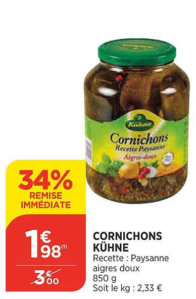 Cornichons Kühne