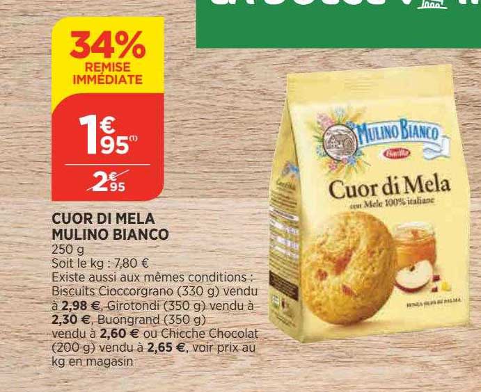 cuor di mela mulino bianco