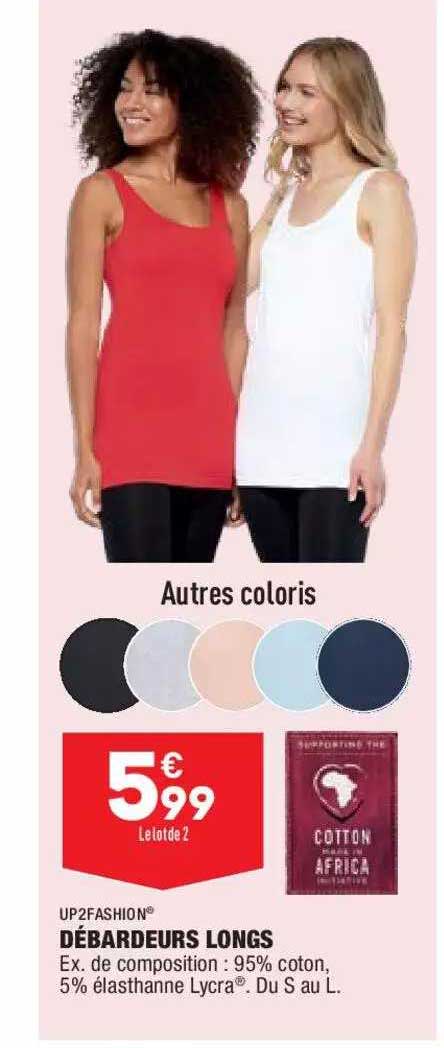 débardeurs longs up2fashion