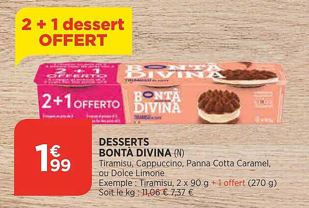 desserts bontà divina