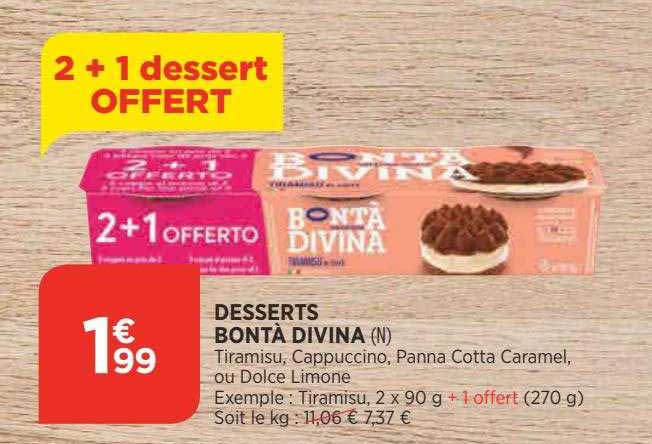 desserts bontà divina