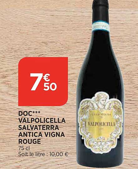 doc valpolicella salvaterra antica vigna rouge