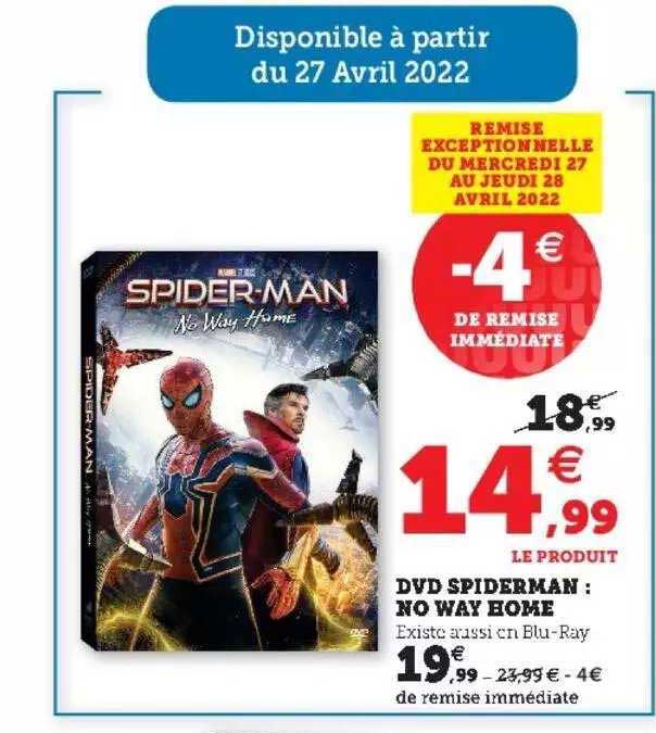 dvd spiderman : no way home