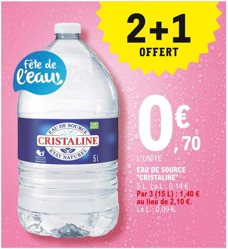 Eau De Source "cristaline"
