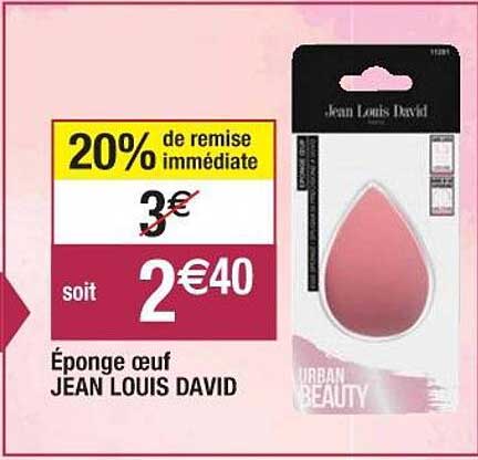 éponge œuf jean louis david
