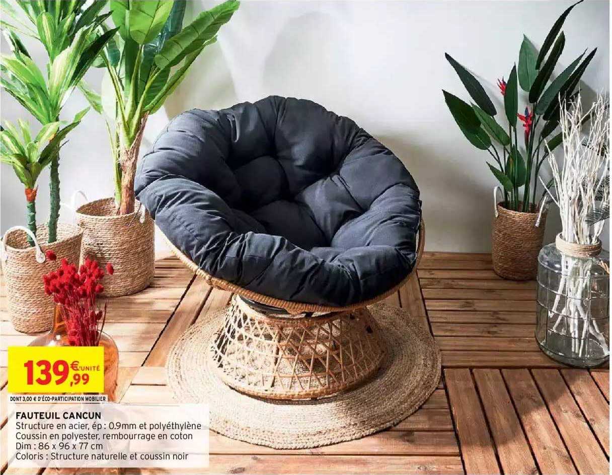 fauteuil cancun