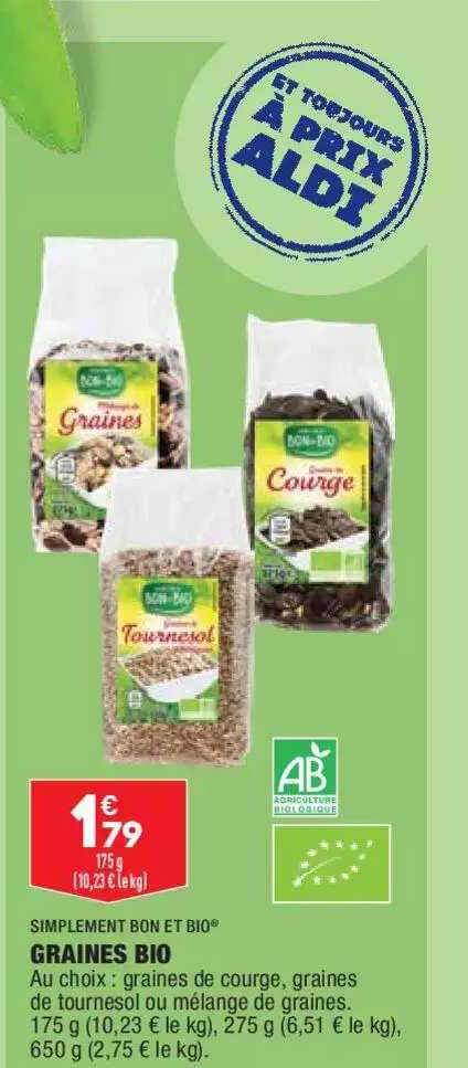 Graines Bio Bio Simplement Bon Et Bio