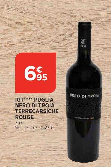 igt puglia nero di troia terrecarsiche rouge