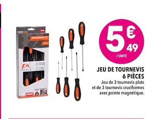 Jeu De Tournevis 6 Pièces