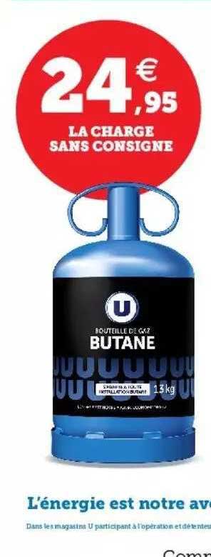la charge sans consigne butane