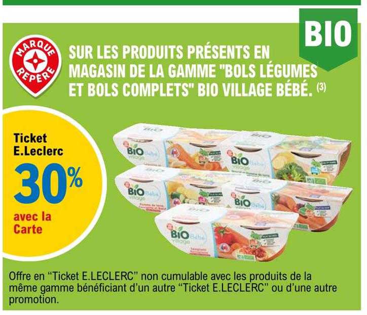 la gamme "bols légumes et bols complets" bio village bébé