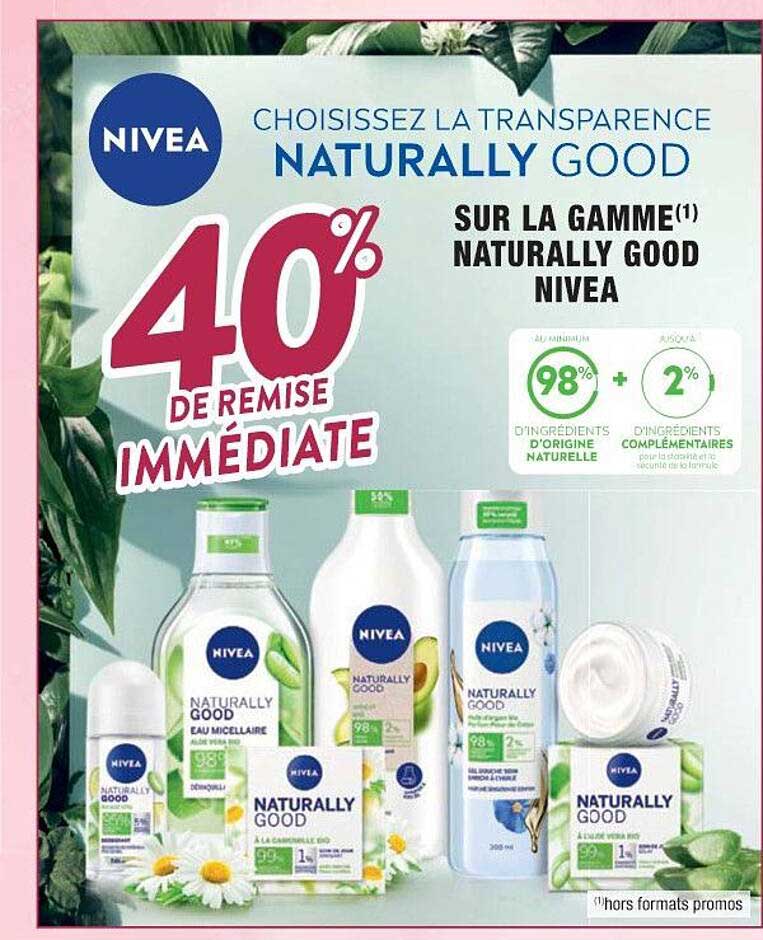 la gamme naturally good nivea
