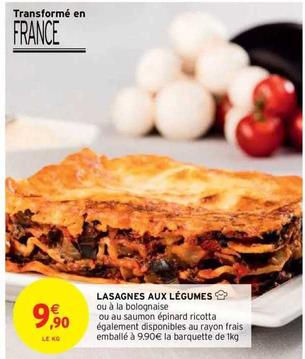 Lasagnes Aux Légumes