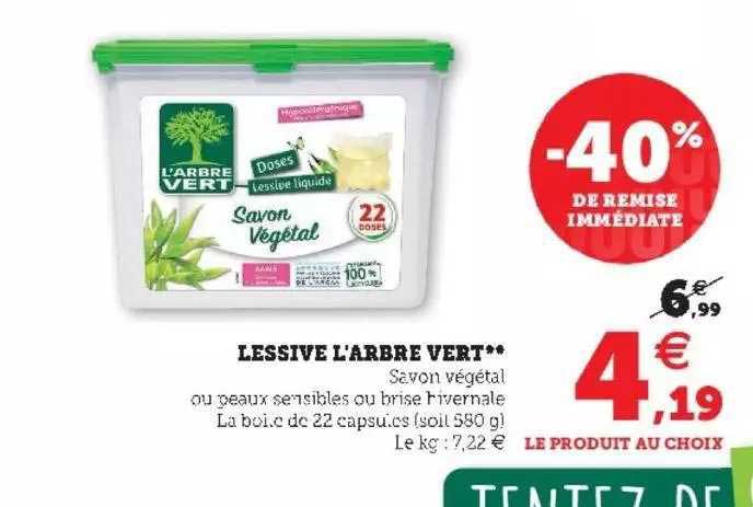 Lessive L'arbre Vert
