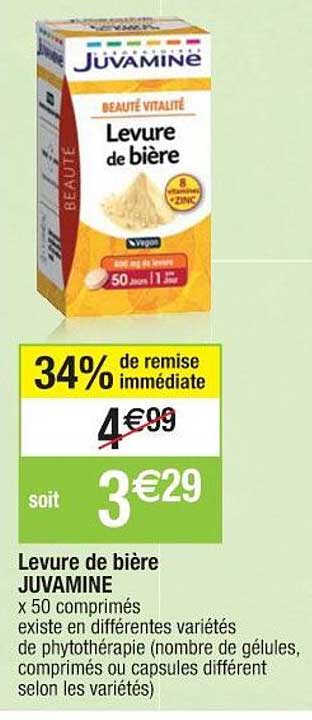 levure de bière juvamine