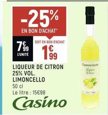 Liqueur De Citron Limoncello