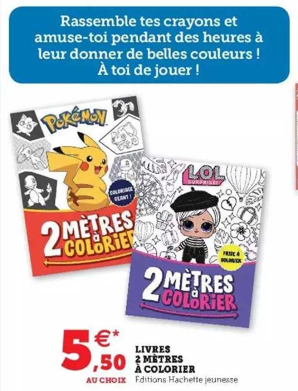livres 2 mètres à colorier