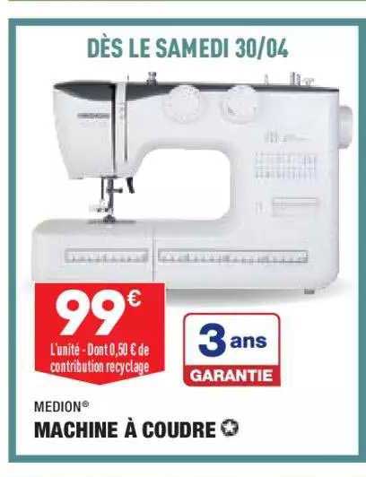 machine à coudre medion