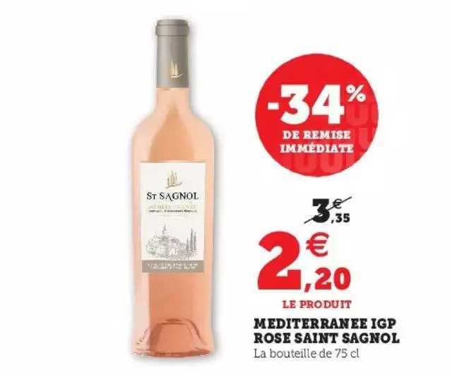 Méditerranée Igp Rose Saint Sagnol