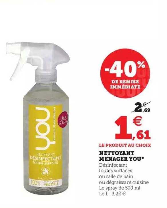 nettoyant ménager you