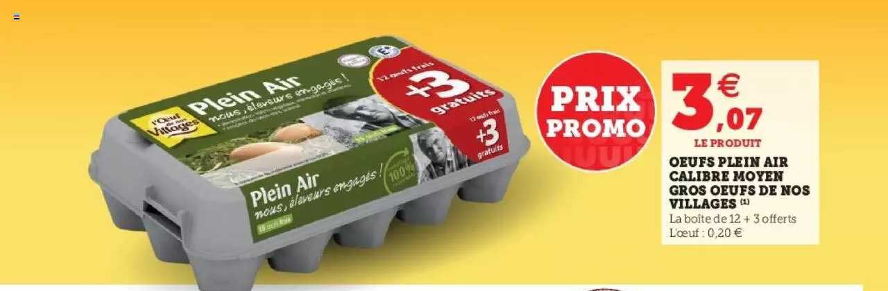 Oeufs Plein Air Calibre Moyen Gros Oeufs De Nos Villages