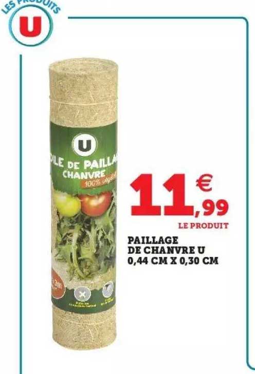 Paillage De Chanvre U 0,44 Cm X 0,30 Cm