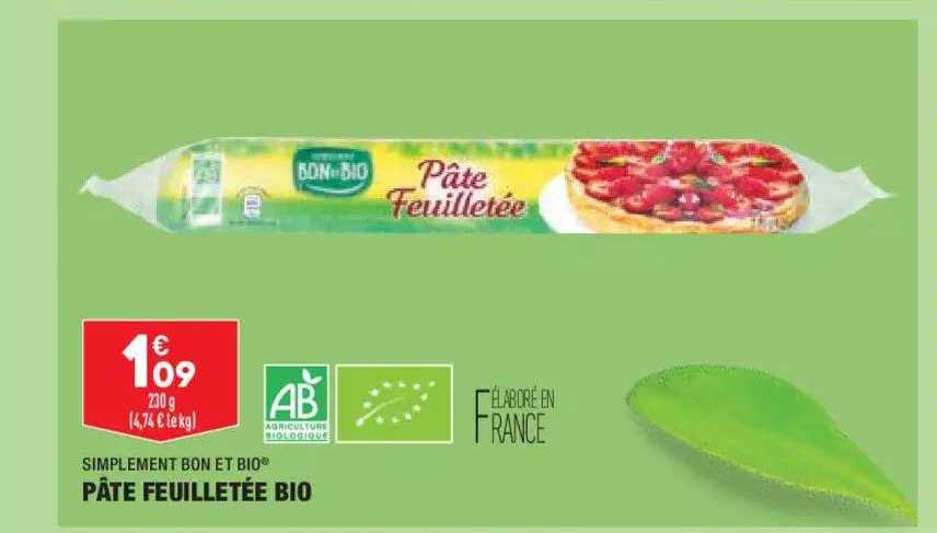 Pâte Feuilletée Bio Simplement Bon Et Bio