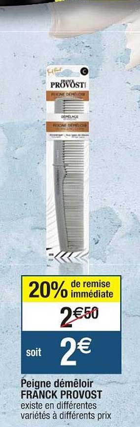 peigne démêloir franck provist