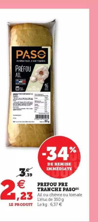 préfou pré tranche paso