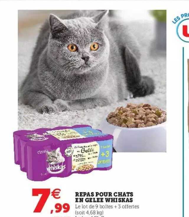 Repas Pour Chats En Gelée Whiskas
