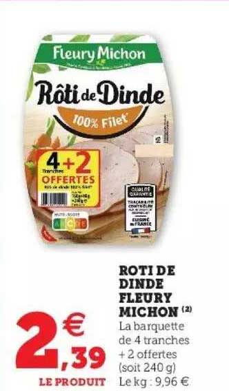 Rôti De Dinde Fleury Michon