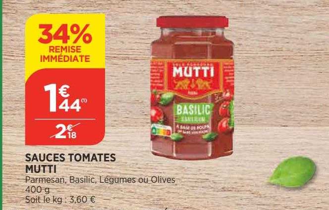 Sauces Tomates Mutti
