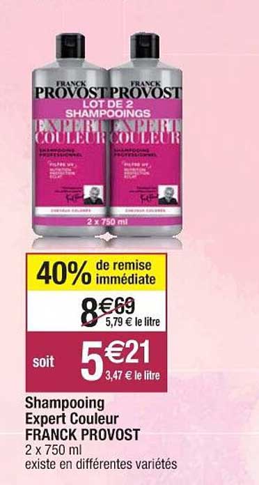 shampooing expert couleur franck provost
