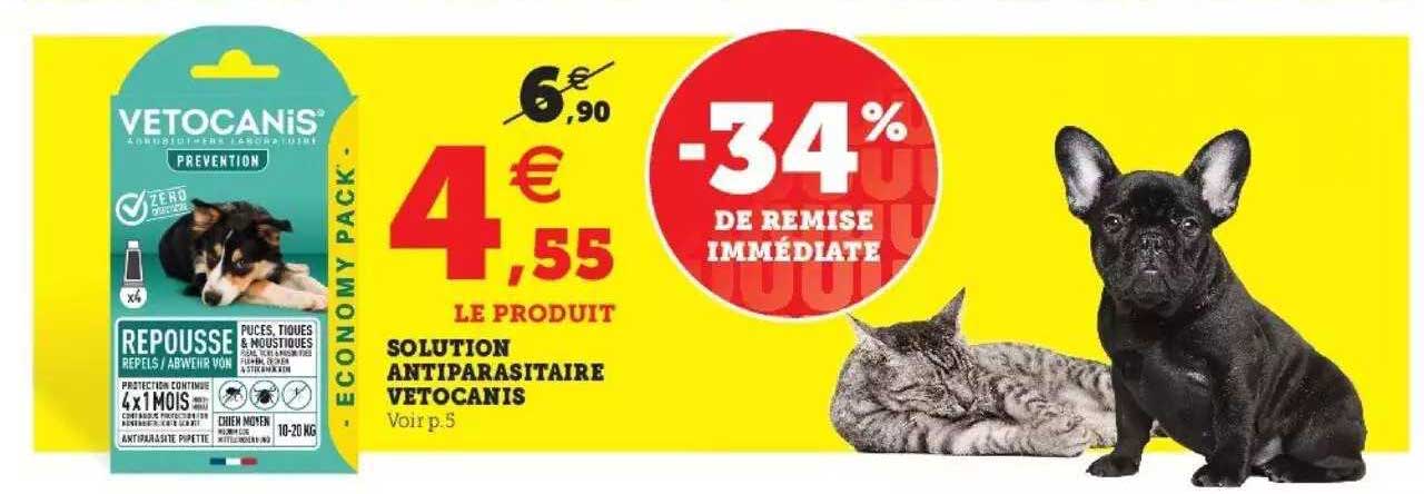 solution antiparasitaire vetocanis