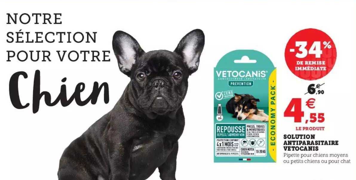 solution antiparasitaire vetocanis