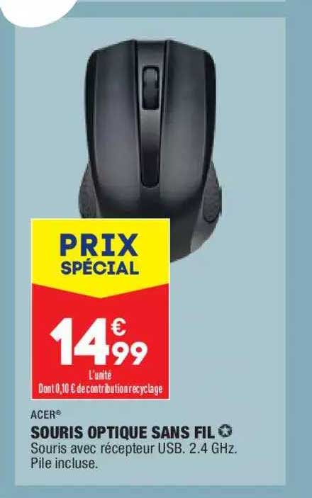 Souris Optique Sans Fil Acer