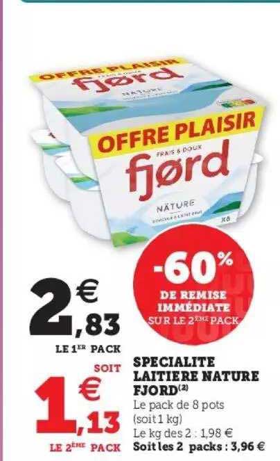 Spécialité Laitière Nature Fjord