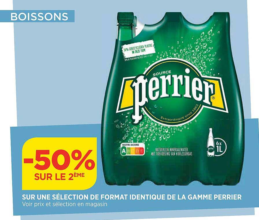Sur Une Sélection De Format Identique De La Gamme Perrier