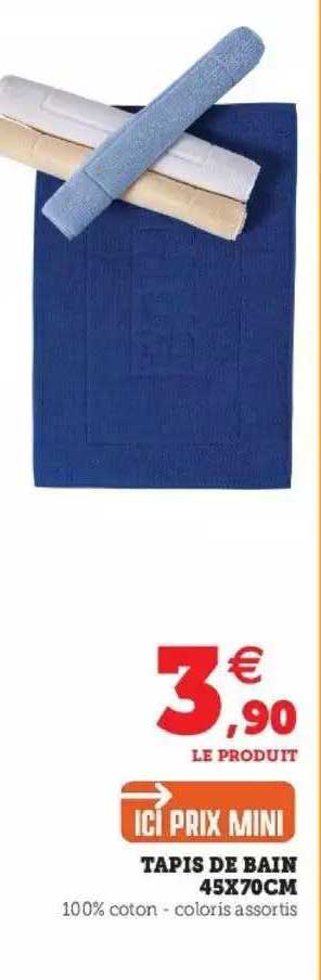 Tapis De Bain 45 X 70 Cm