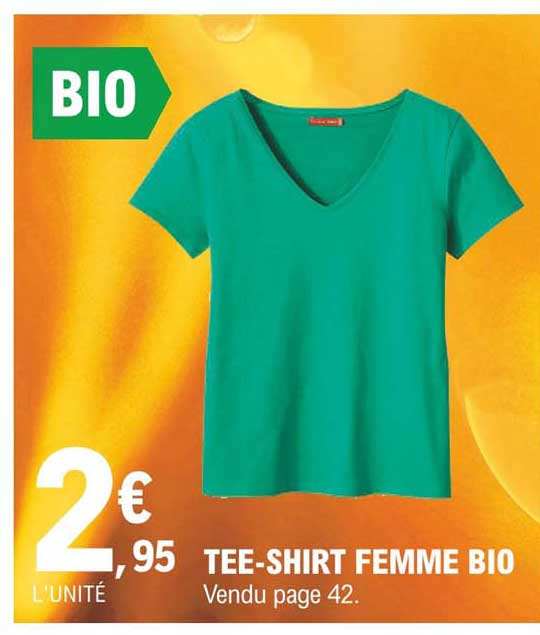 tee-shirt femme bio