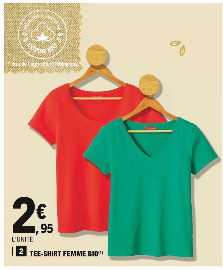 tee-shirt femme bio
