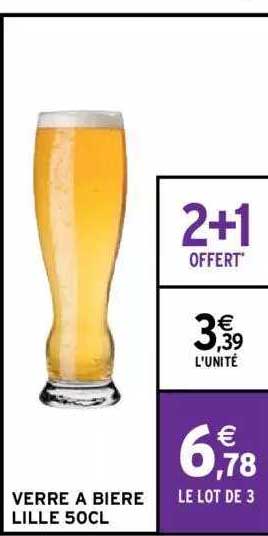 verre à bière lille 50cl