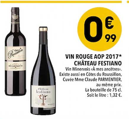 vin rouge aop 2017 château festiano