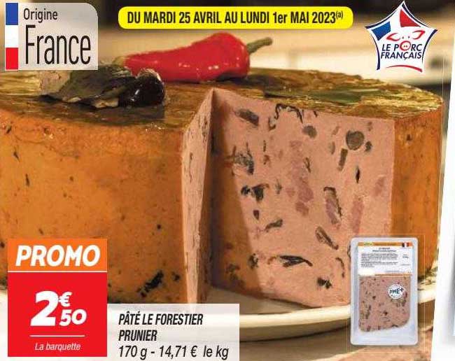 pâté le forestier prunier