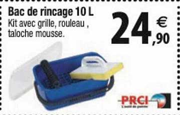 bac de rinçage 10 l prci