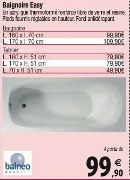 baignoire easy balnéo