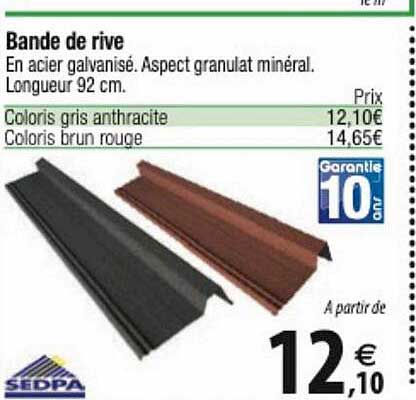 bande de rive sedpa
